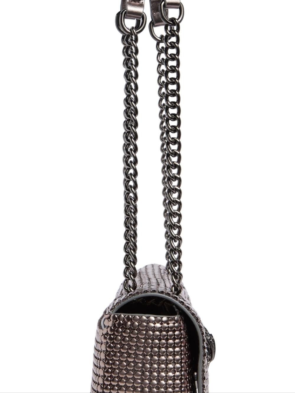 Kurt Geiger Newest Shoulder Bag with Gold Metaleather Chain - Picture 5 of 10